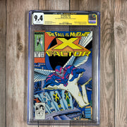 X-Factor #24 CGC 9.4 WP Authenticated Autograph of Walt Simonson, Origin & 1st appearance of Archangel & Origin of Apocalypse (Cert:0002)