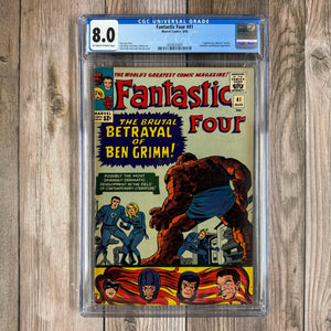 Fantastic Four #41 CGC 8.0 3rd Appearance of the Frightful Four (Cert 5005)