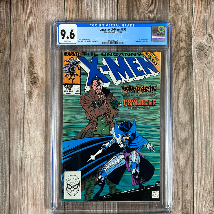 Uncanny X-Men #256 CGC 9.6 WP Debut of classic Psylocke costume & 1st appearance of Kwannon