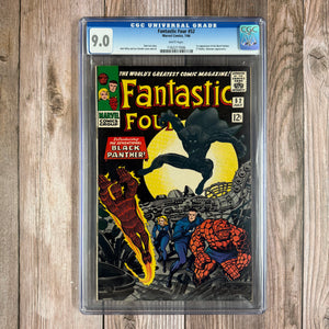 Fantastic Four #52 CGC 9.0 WP 1st Appearance of Black Panther (Cert 7006)