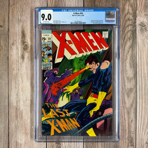 X-Men #59 CGC 9.0 1st Appearance of Dr. Lykos (Sauron) (Cert 4016)
