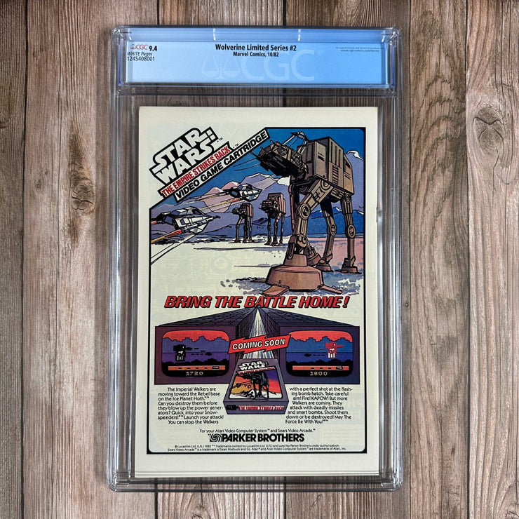 Wolverine #2 CGC 9.4 WP 1st full appearance of Yukio *