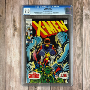 X-Men #57 CGC 9.0 1st Appearance of Larry Trask (Cert 3009)