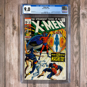 X-Men #63 CGC 9.0 WP 1st Appearance of Lorelei (Cert 7004)