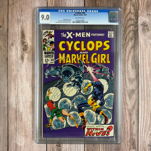 X-Men #48 CGC 9.0 Cover art by John Romita and Frank Giacoia (Cert 3004)