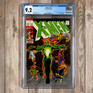X-Men #55 CGC 9.2 WP Origin of Angel (Cert 4005)