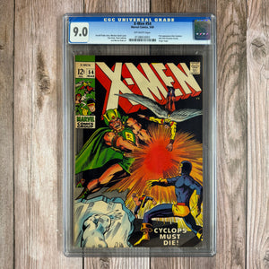 X-Men #54 CGC 9.0 1st Appearance and Origin of Alex Summers, 1st Appearance of the Living Pharaoh, Origin of Angel (Cert 3003)