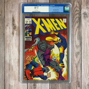 X-Men #53 CGC 9.2 Old Label, 1st professionally published cover art by Barry Windsor-Smith, Origin of Beast (Cert 7008)