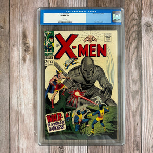 X-Men #34 CGC 9.0 WP Old Label, Cover art by Dan Adkins (Cert 1016)
