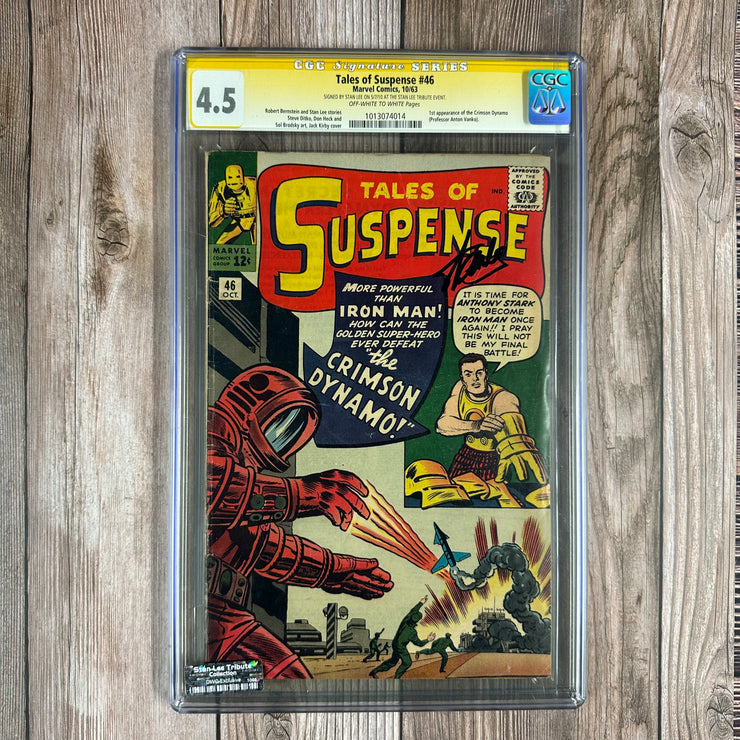 Tales of Suspense #46 CGC 4.5 SS Signed by Stan Lee at the Stan Lee Tribute Event