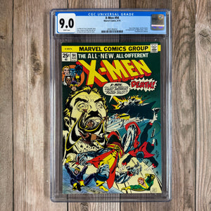 X-Men #94 CGC 9.0 WP 1st appearance of Dragonfly, 2nd Appearance of Nightcrawler, Storm, Colossus and Thunderbird, 4th appearance of Wolverine (Cert 3016)