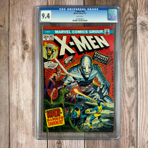 X-Men #82 CGC 9.4 WP Cover Art by Dan Adkins (Cert 2010)
