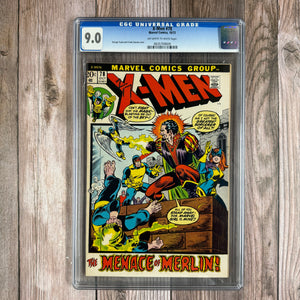 X-Men #78 CGC 9.0 Cover Art by George Tuska and Frank Giacoia (Cert 9009)