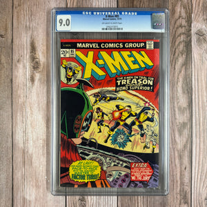 X-Men #85 CGC 9.0 Cover Art by Ross Andru   (Cert 3015)