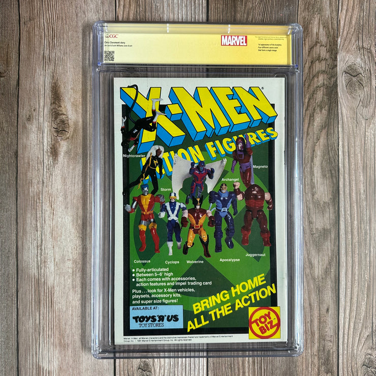 X-Men #1 CGC 9.8 WP CGC Custom Label, SS Signed by Chris Claremont 1st X-Men Gold, X-Men Blue & The Acolytes  (cert:1025)