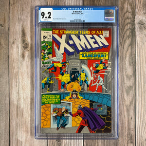 X-Men #71 CGC 9.2 WP Cover Art by Werner Roth and Dick Ayers (Cert 5009)