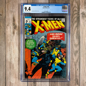 X-Men #70 CGC 9.4 Cover Art by Jack Kirby and Dick Ayers (Cert 5001)