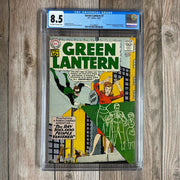 Green Lantern #7 CGC 8.5 1st Sinestro (origin revealed, renegade Green Lantern who enslaved his sector) *Trade Avail.