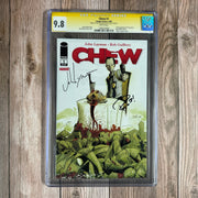 Chew #1 CGC 9.8 WP CGC SS Signed by John Layman & Rob Guillory ,1st full appearance of Tony Chu, Agent Mason Savoy