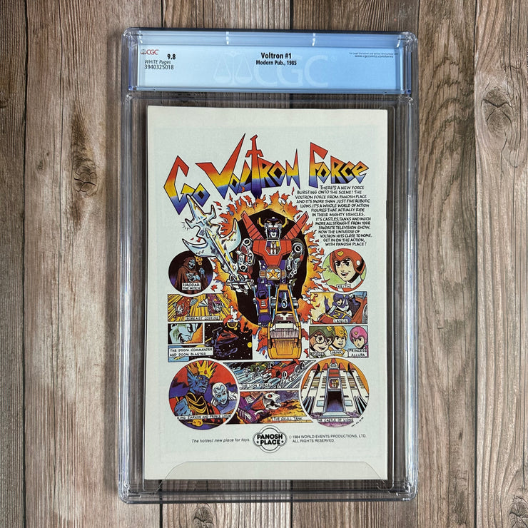 Voltron #1 CGC 9.8 WP 1st Voltron in U.S. comics [Live-action project in development; Henry Cavill cast in lead role, NEWSSTAND EDITION