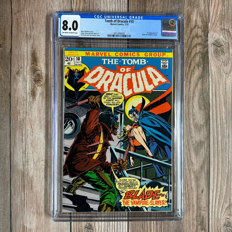Tomb of Dracula #10 CGC 8.0 1st Appearance of Blade