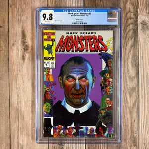 Mark Spears Monsters #3 CGC 9.8 WP Variant Cover D by Mark Spears (Cert 4023)