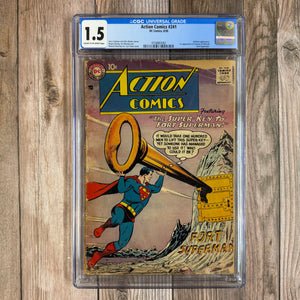 Action Comics #241 CGC 1.5 1st Appearance of Fortress of Solitude (Cert 3002)
