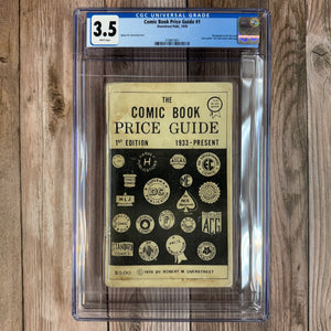 Overstreet Comic Book Price Guide #1 CGC 3.5 WP 1st Edition (Cert 5001)
