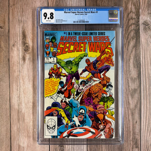 Marvel Super Heroes Secret Wars #1 CGC 9.8 WP 1st Cameo Appearance of The Beyonder (Cert 0004)