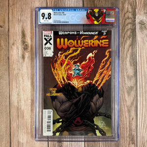 Wolverine #36 CGC 9.8 WP Custom Label, 1st Appearance of Hellverine (Cert 5003) *