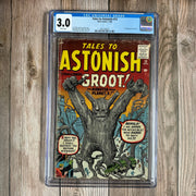 Tales to Astonish #13 CGC 3.0 WP 1st appearance of Groot, an alien resembling a tree