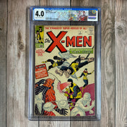 X-Men #1 CGC 4.0 Custom Label, 1st appearance of the X-Men: Cyclops, Jean Grey, Iceman, Angel, Beast, Professor X, and Magneto *Trade Avail.