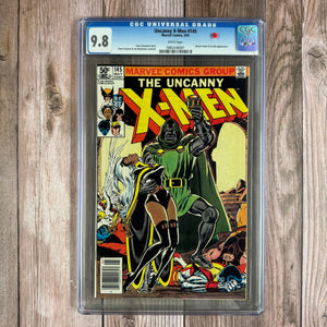 X-Men #145 CGC 9.8 WP ICONIC Cover art by Dave Cockrum NEWSSTAND EDITION (Cert 8001)