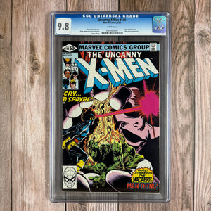 X-Men #144 CGC 9.8 WP Cover art by Brent Anderson and Joe Rubinstein (Cert 0007)