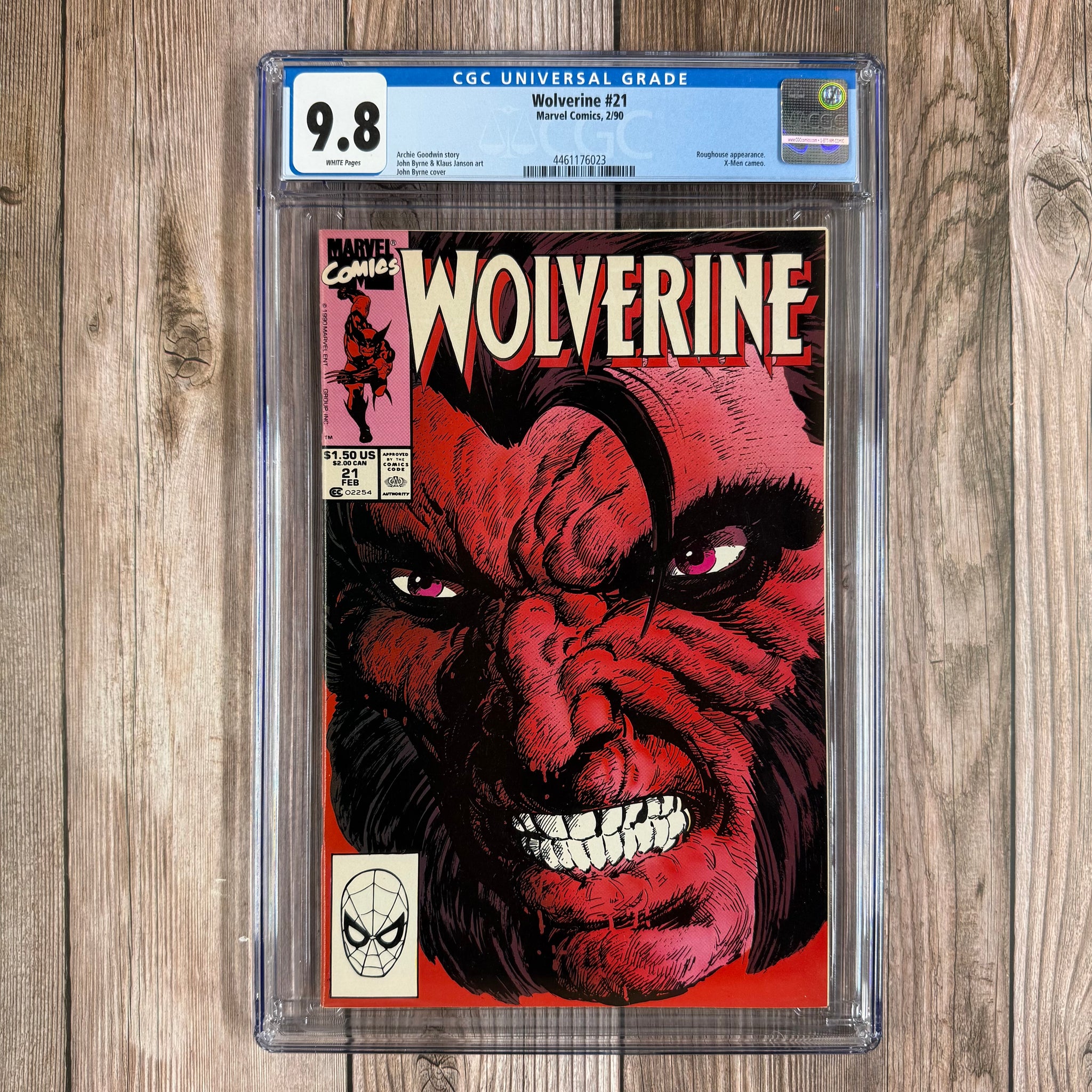 Wolverine #21 CGC 9.8 WP CLASSIC Cover art by John Byrne (Cert
