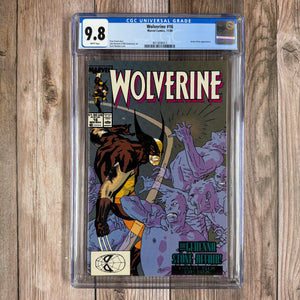 Wolverine #16 CGC 9.8 WP Cover art by Kevin Nowlan (Cert 6013)