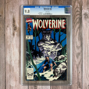 Wolverine #25 CGC 9.8 WP Cover art by Jim Lee  (Cert 5002)