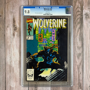 Wolverine #24 CGC 9.8 WP ICONIC Cover by Jim Lee (Cert 1030)