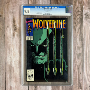 Wolverine #23 CGC 9.8 WP CLASSIC Cover art by John Byrne  (Cert 5005)