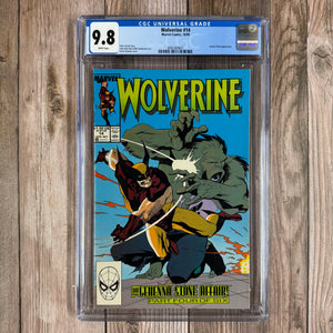Wolverine #14 CGC 9.8 WP CLASSIC Cover art by Kevin Nowlan  (Cert 9007)