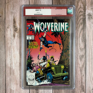 Wolverine #5 CGC 9.8 WP Old Label, Cover and interior art by John Buscema (Cert 8017)