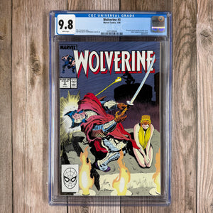 Wolverine #3 CGC 9.8 WP Cover and interior art by John Buscema and Al Williamson (Cert 0004)