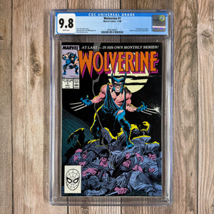 Wolverine #1 CGC 9.8 WP 1st Wolverine as Patch (Cert 0001)