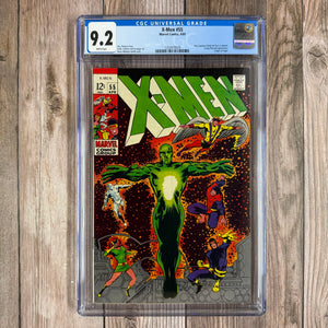X-Men #55 CGC 9.2 WP Origin of Angel (Cert 0029)