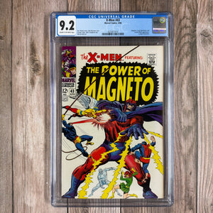 X-Men #43 CGC 9.2 Cover art by Dan Adkins (Cert 7014)