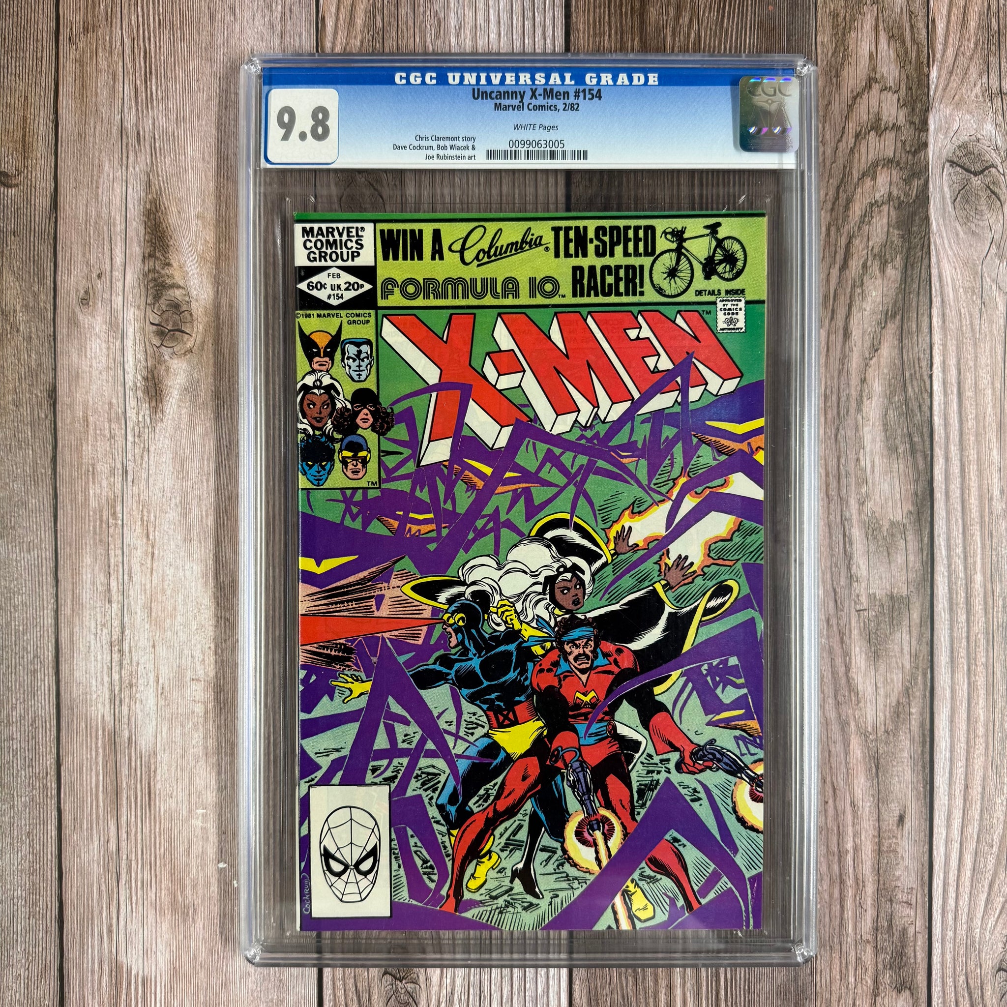 Uncanny X-Men #154 CGC 9.8 WP Origin of the Summers Family
