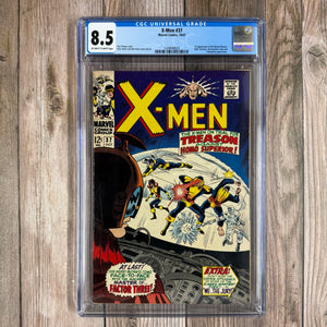 X-Men #37 CGC 8.5 Cover Art by Ross Andru and Don Heck (Cert 8025)