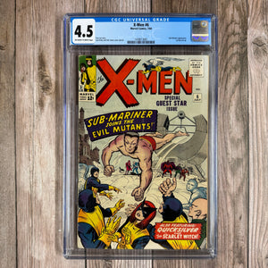 X-Men #6 CGC 4.5 Namor Confirmed to be a Mutant, 3rd Team Appearance of the Brotherhood of Evil Mutants (Cert 3001)