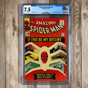Amazing Spider-Man #31 CGC 7.5 1st appearance of Gwen Stacy, Harry Osborn, Miles Warren (later the Jackal) (Cert 6004)
