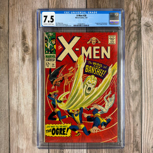 X-Men #28 CGC 7.5 1st full appearance of Banshee (Cert 0014)